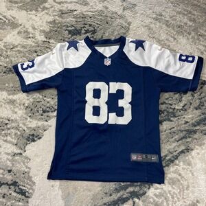 Dallas Cowboys Jersey Mens Small Blue Javonte Williams #83 Nike Football NFL